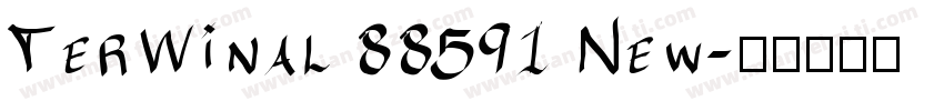 TerWinal 88591 New字体转换